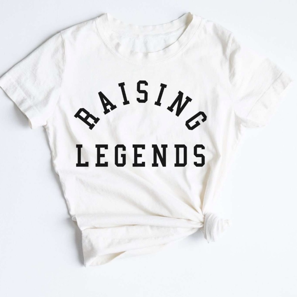 Ford and Wyatt white “Raising Legends” T-shirt. BRAND NEW WITH TAGS!!! Size S